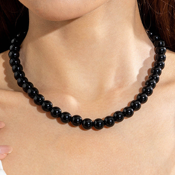 glanzende kralen ketting!