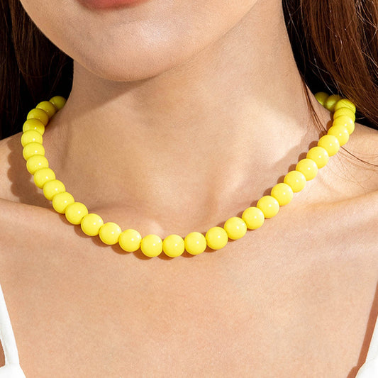 glanzende kralen ketting!