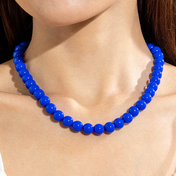 glanzende kralen ketting!